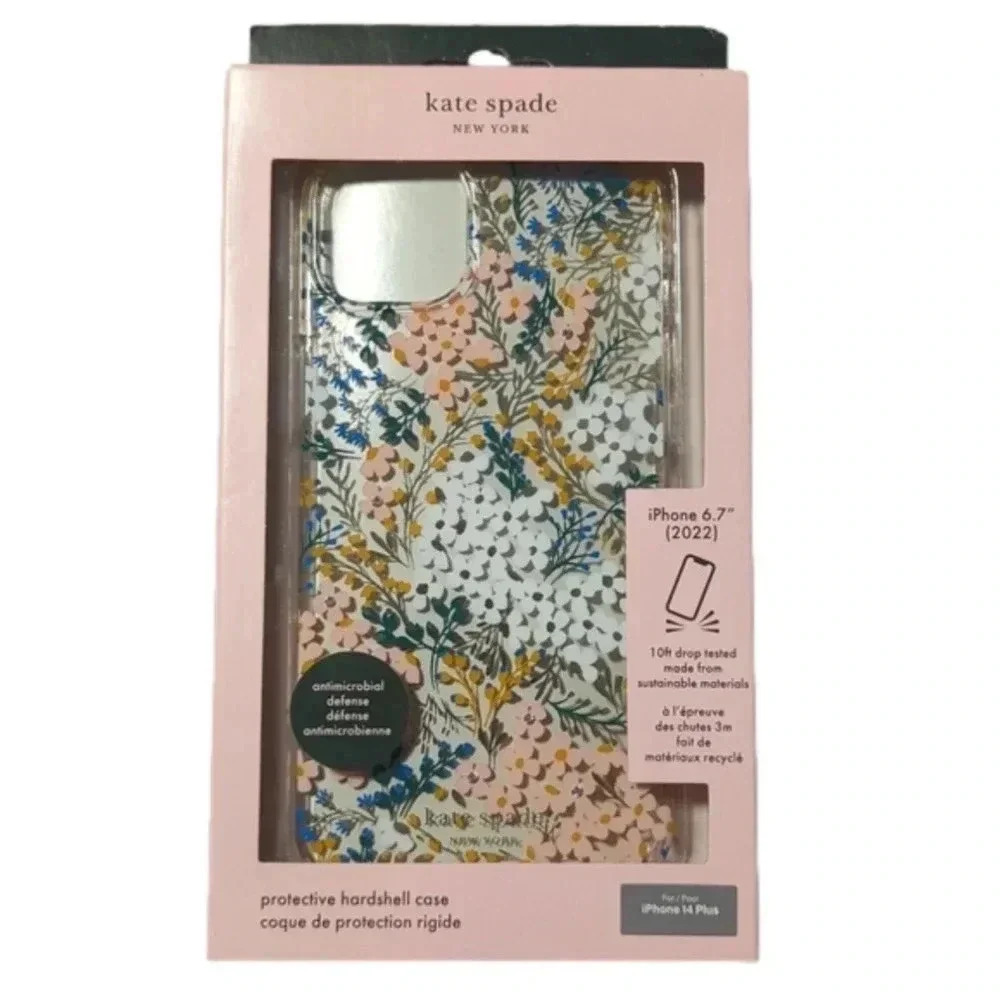 Kate Spade Iphone14 plus protective hardshell case